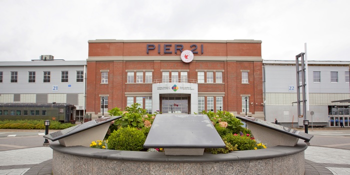 Pier 21 og Canadian Museum of Immigration i Halifax, Canada