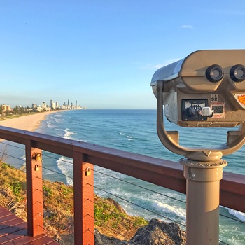Kikkert med udsigt til Gold Coast i Queensland - Australien