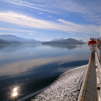 Færgeruten Inside Passage i British Columbia