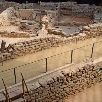 Romersk ruin i Barcelona