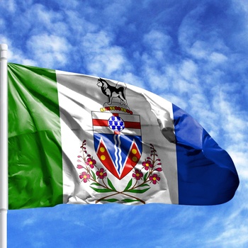 Flaget i provinsen Yukon - Canada