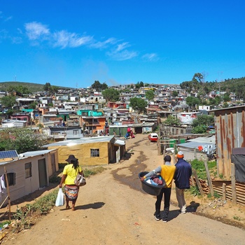 Township i Cape Flats, Cape Town i Sydafrika