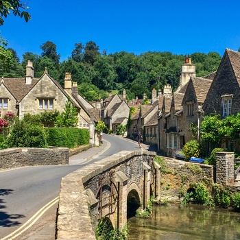 Castle Combe - landsby i Cowtwolds - England