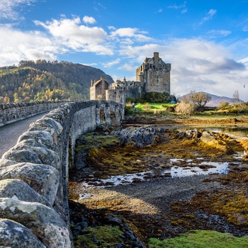 Eilean Donan slotte i Skotland