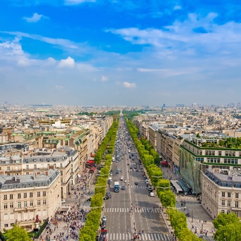 Avenue Champs Élysées i Paris