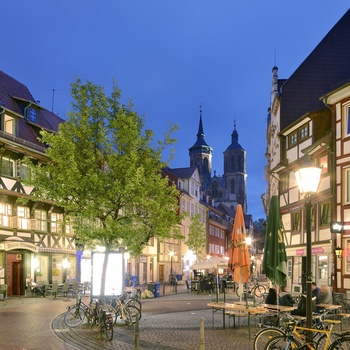 Göttingen Altstadt med St.Johannis Kirch