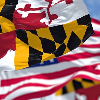 Maryland og Stars and Stripes Flag