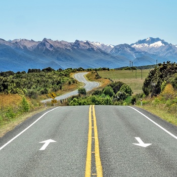 Milford Road på New Zealands Sydø