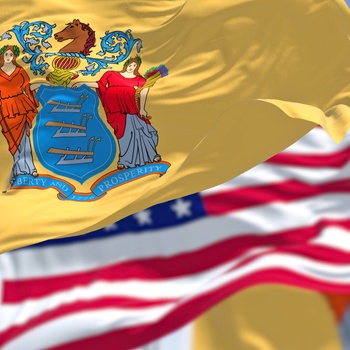 New Jersey og Stars and Stribes Flag