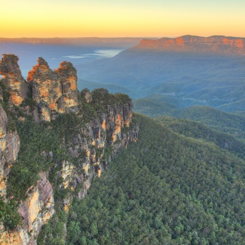 Blue Mountains National Park - udsigt til Tree Sisters, New South Wales i Australien