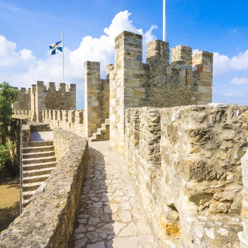 Castelo de Sao Jorge i Lissabon