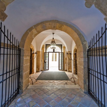 Indgangen til de jødiske bade i Siracusa 