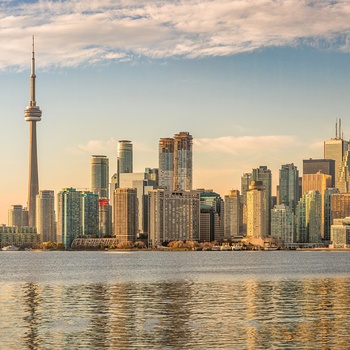 Toronto skyline med CN Tower