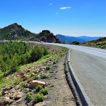 Trail Ridge Road i Rocky Mountain Nationalpark 