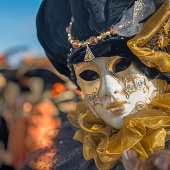 Karnival maske set i Venedig