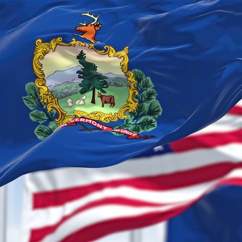 Vermont og Starts and Stripes Flag