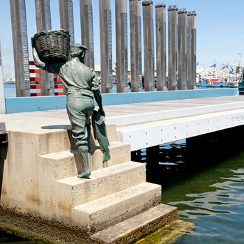 Monument i Fremantles havn - Western Australia