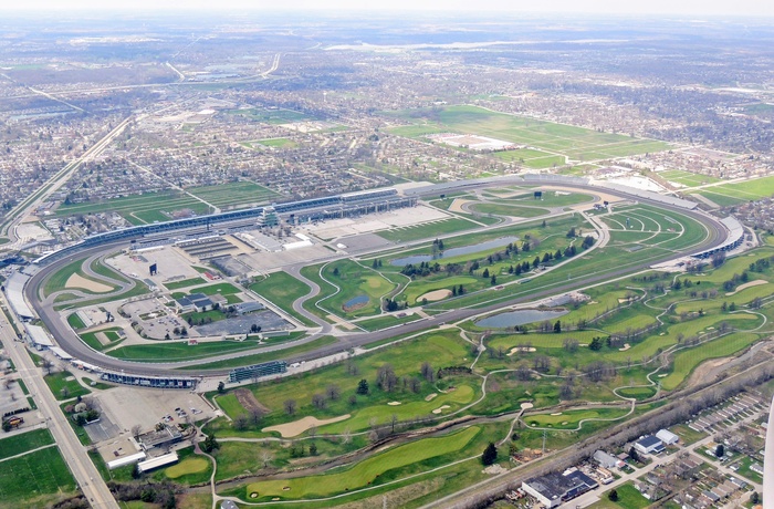 Indiana Motor Speedway banen hvor Indianapolis 500 afholdes