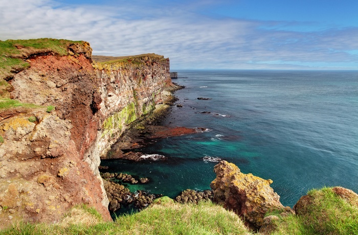 Látrabjarg klippen i Island