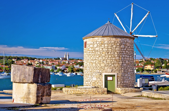 Havnebyen Medulin i Istrien, Kroatien