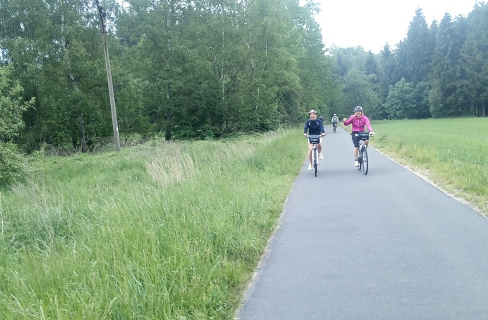 På cykel i spa-området i Vestbøhmen - Tjekkiet