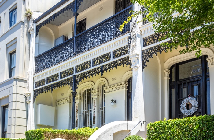 Klassisk hus i Paddington, Sydney