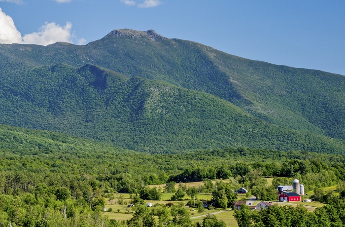 Mount Mansfield i Green Mountains, Vermont i USA