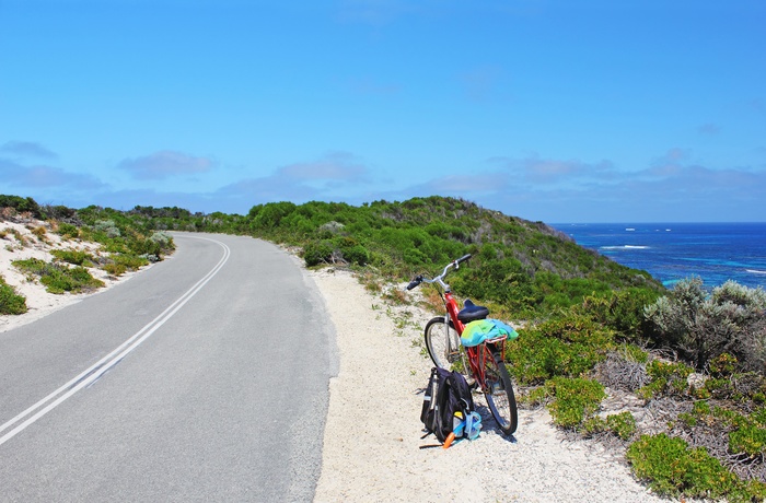 Cykeltur på øen Rottnest Island i Western Australia