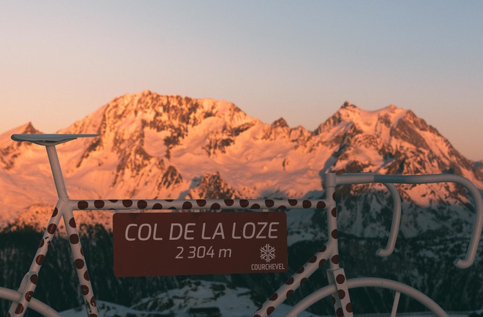 Col de la Loze i solnedgangen - Foto: Courchevel Tourism