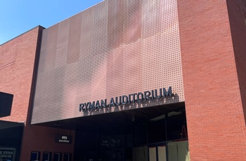 Indgangen til Ryman Auditorium i Nashville