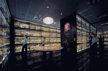 Verdens største whisky samling ©The Scotch Whisky Experience