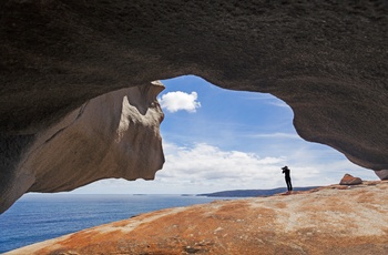 Turist fotografer ved Flinders Chase National Park - South Australia