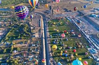 Ballon festival i Albuquerque - verdens største - New Mexico