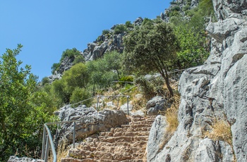 Opstigningen til Cueva de la Pileta