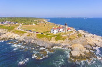 Fyrtårnet Beavertail Lighthouse - Rhode Island