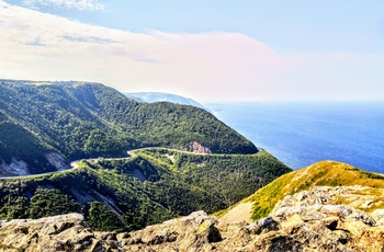 The Cabot Trail i Nova Scotia Canada 