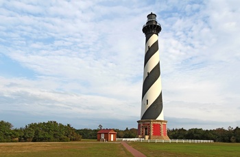 Cape Hatteras Lighthouse - det højeste fyrtårn i Carolina