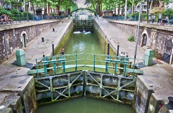 Kanal Saint-Martin i Paris