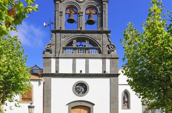 Kirken i bjerglandsbyen Firgas på Gran Canaria, Spanien