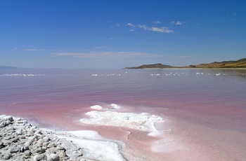 Great Salt Lake er det største saltvandssø på den vestlige halvkugle - Utah