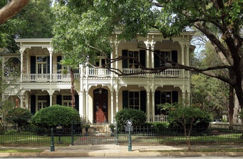 Historisk hus i King William distriktet i San Antonio
