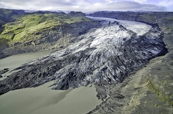 Solheimajokul gletsjer, Island