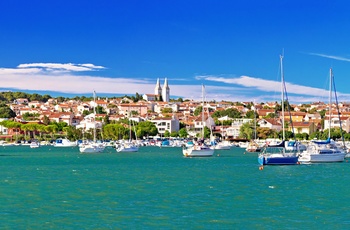 Havnebyen Medulin i Istrien, Kroatien