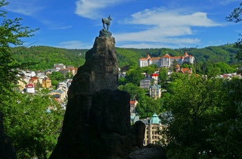 Udsigt over Karlovy Vary - Tjekkiet