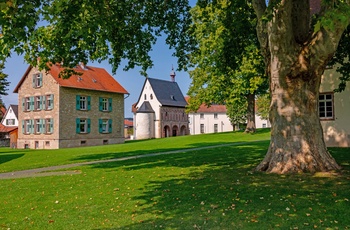 Kloster Lorsch i Hessen er omgivet af en lille park/have - Sydtyskland