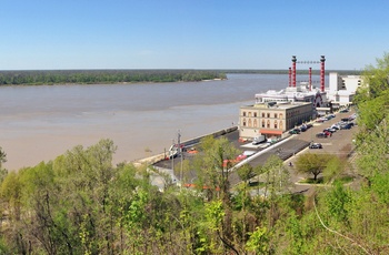 Mississippifloden ved Vicksburg - USA