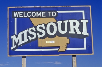 Velkommen til Missouri Skilt