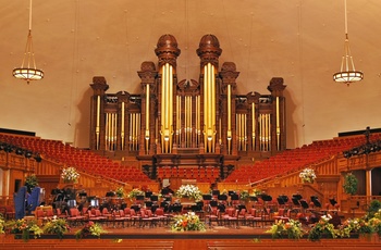 Mormon Tabernacle Choir bygning i Salt Lake City