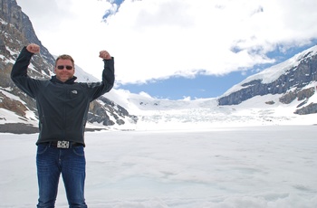 Morten ved Lake Louise, Canada - salgs- og produktionschef, rundrejser