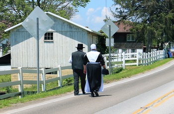 Amish i landsby, Ohio